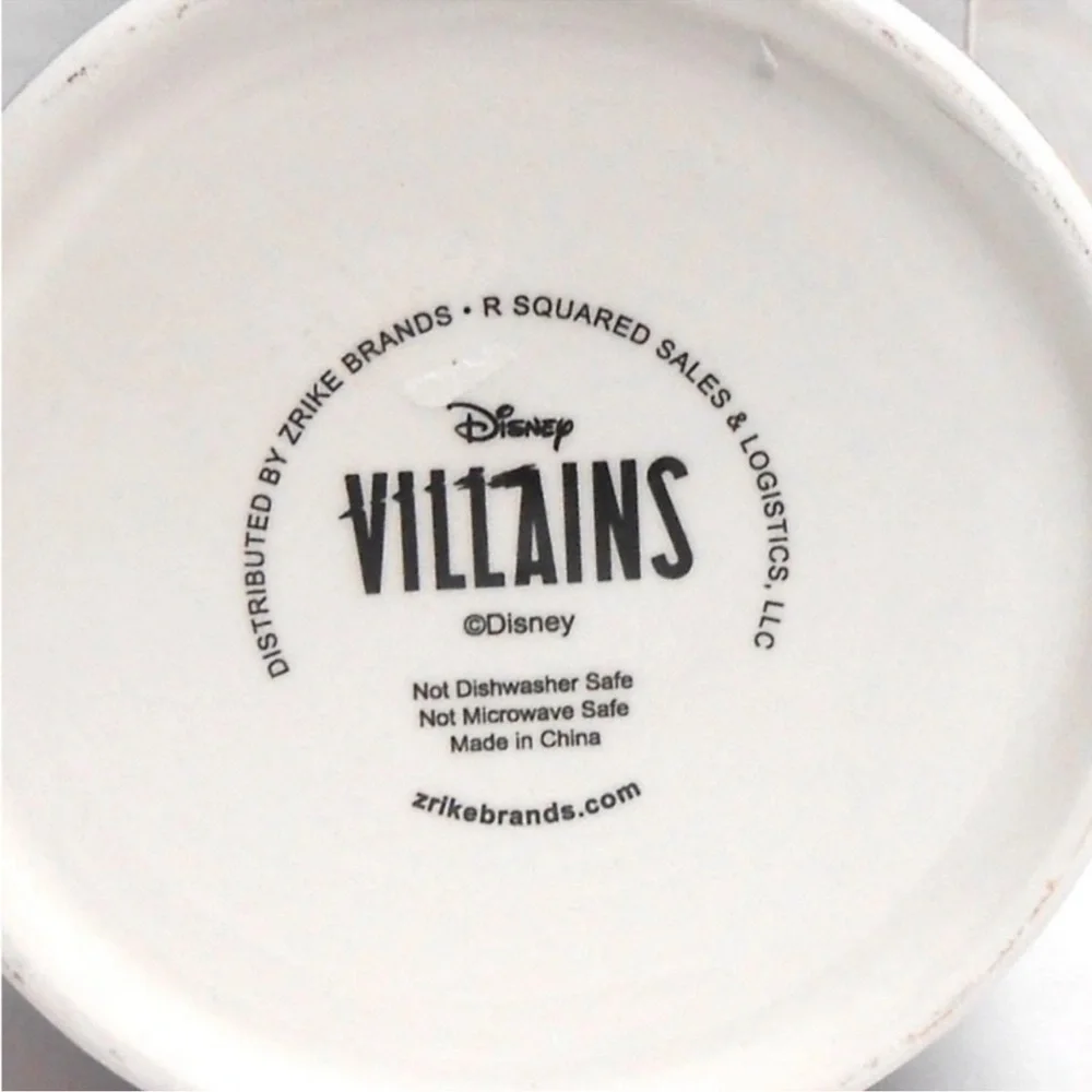 NWT Disney Villains Ceramic Canister Cookie Jar - Maleficent Ursula Cruella